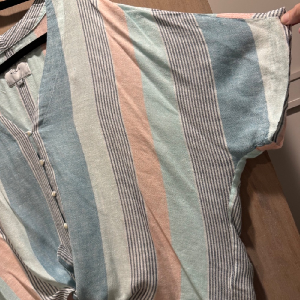 Rails Thea Tie Front Blouse - image 8